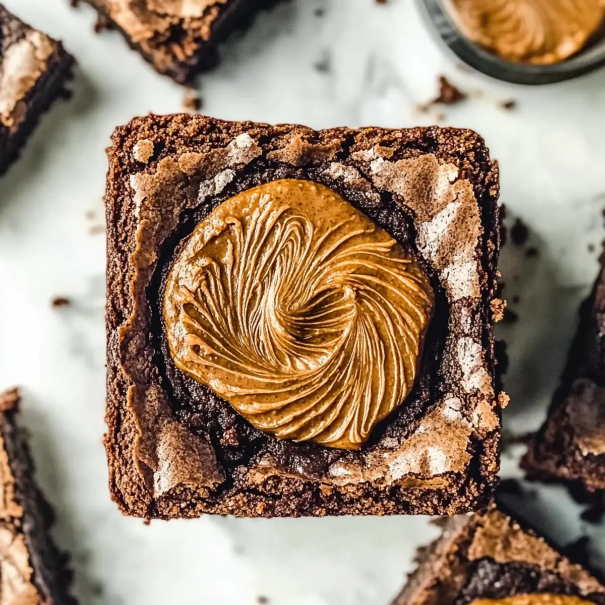 Fudgy Biscoff Brownies with Irresistible Cookie Butter Swirl