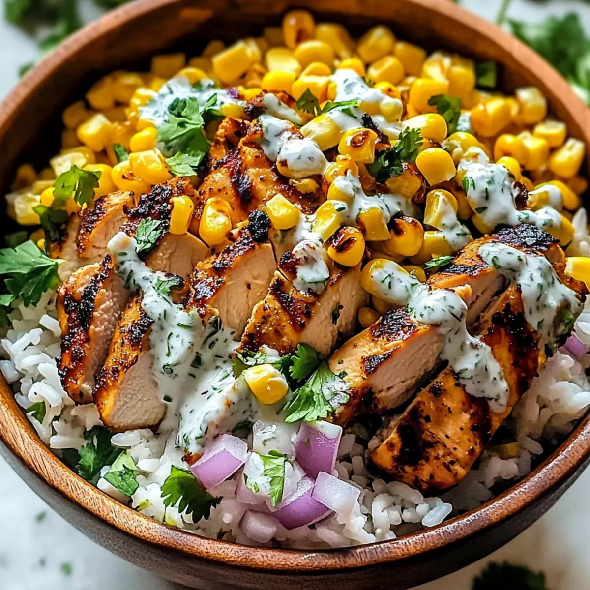 Delicious Street Corn Chicken Bowl Ready in 30 Minutes