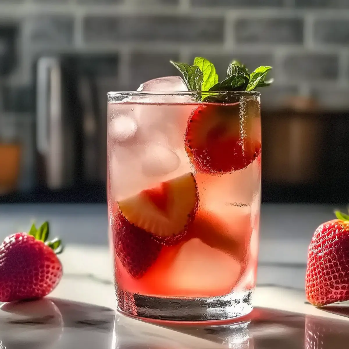 Refreshing Strawberry Iced Tea to Brighten Your Summer Days