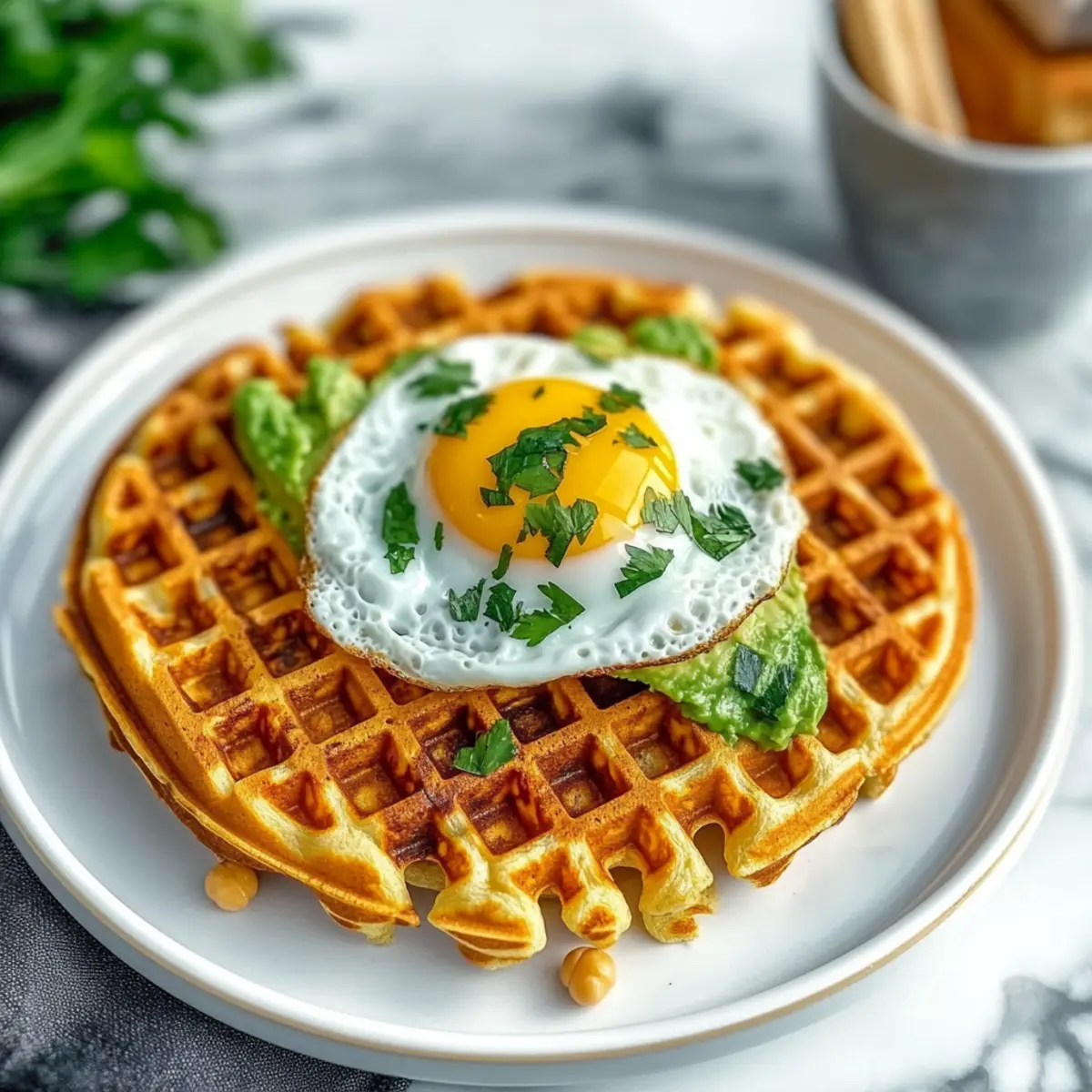 Chickpea Waffles: Crispy, Protein-Packed Breakfast Delight