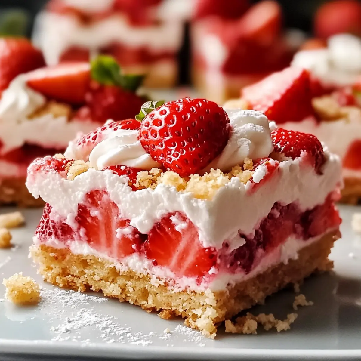 Strawberry Shortcake Bars: A Delightful Slice of Summer