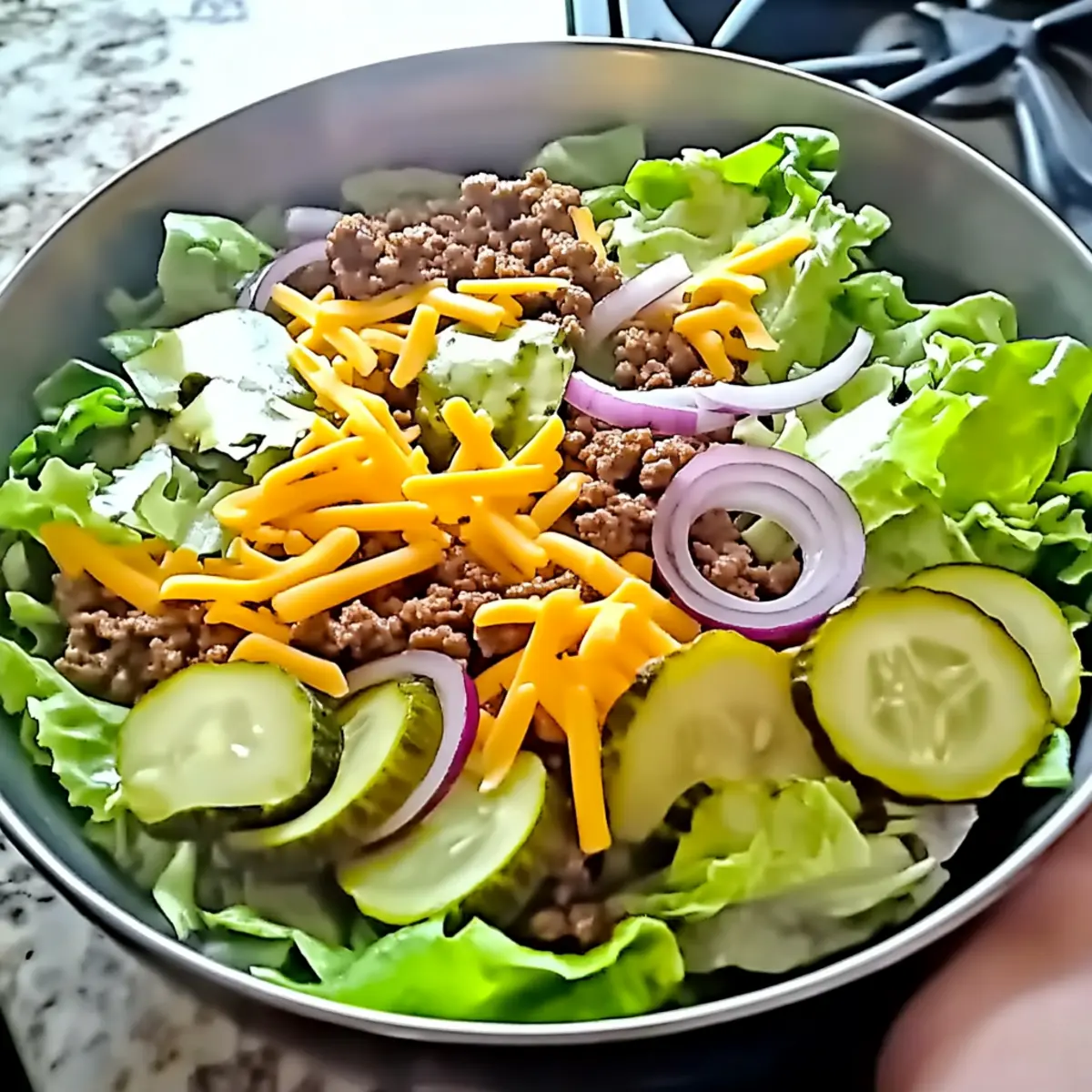 Keto Big Mac Salad: Guilt-Free Crunchy Comfort Food
