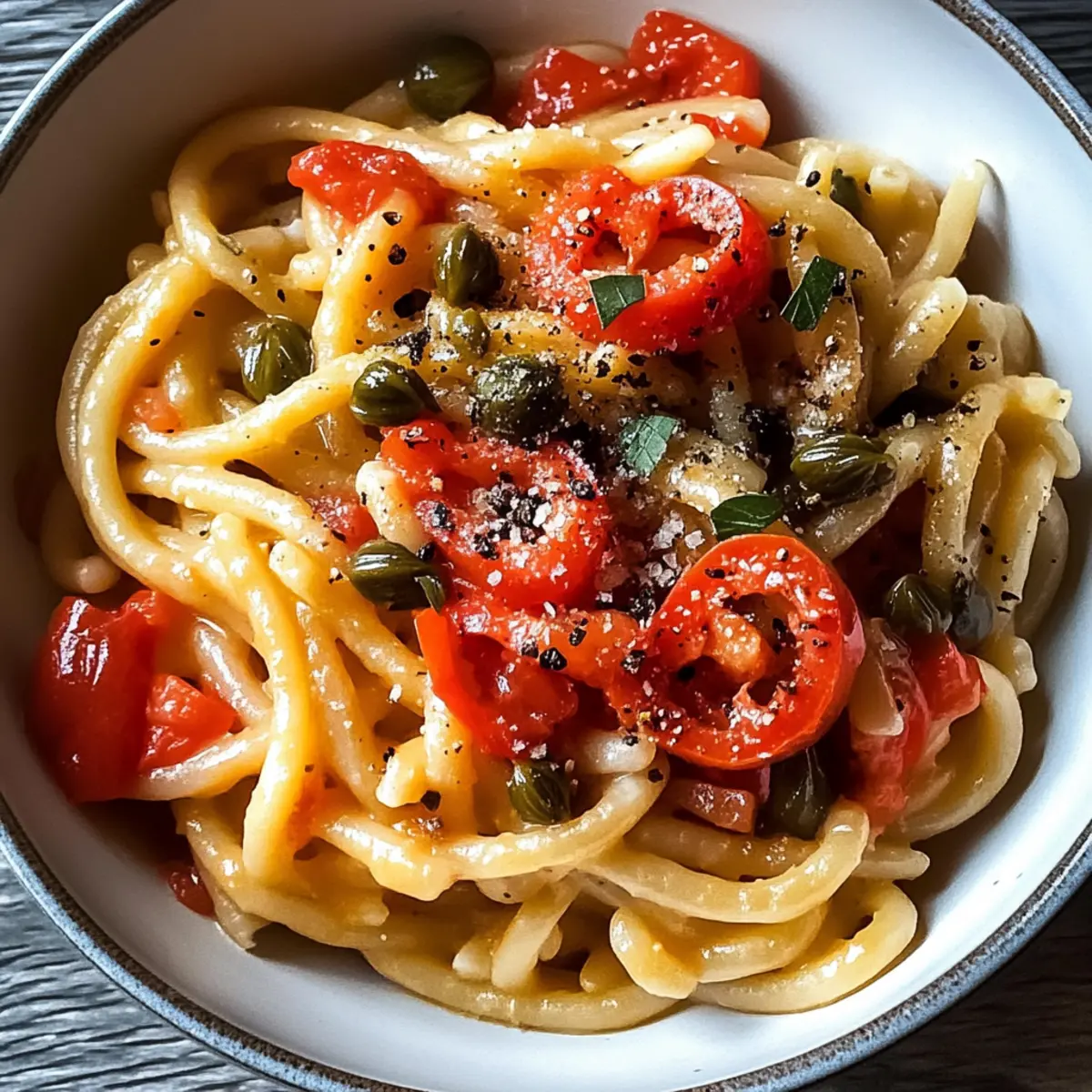 Roasted Red Pepper Pantry Pasta: A Quick Comforting Delight