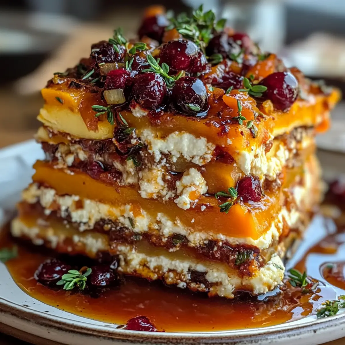 Layered Sweet Potato Butternut Squash Carrot Lasagna Delight