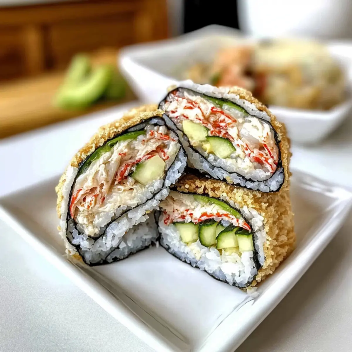 Crispy California Roll Rice Paper Sushi Sandwich You’ll Love