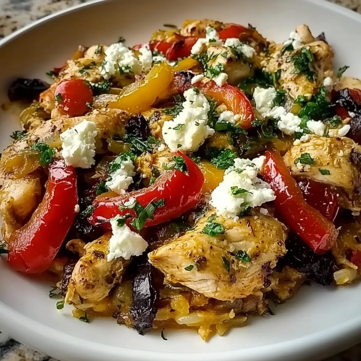 Hearty Greek Chicken Casserole for a Comforting Dinner