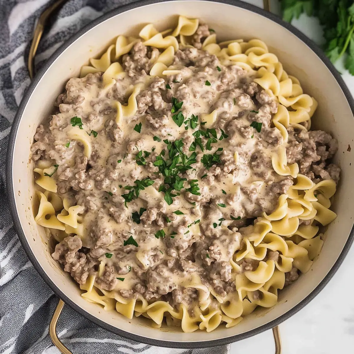 Savory Hamburger Stroganoff Recipe in Just 30 Minutes