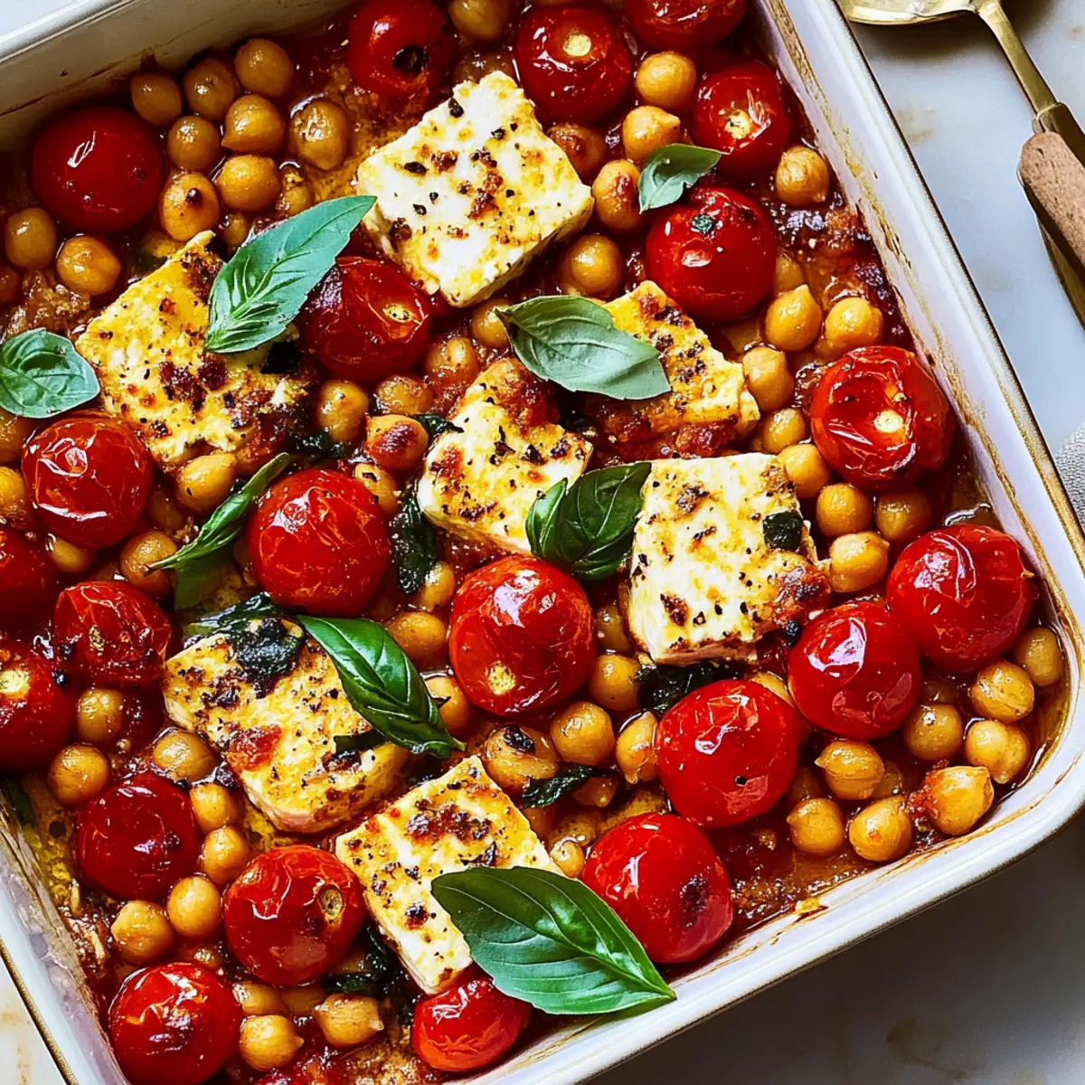 Baked Feta Chickpeas: Your New Favorite Cozy Weeknight Meal