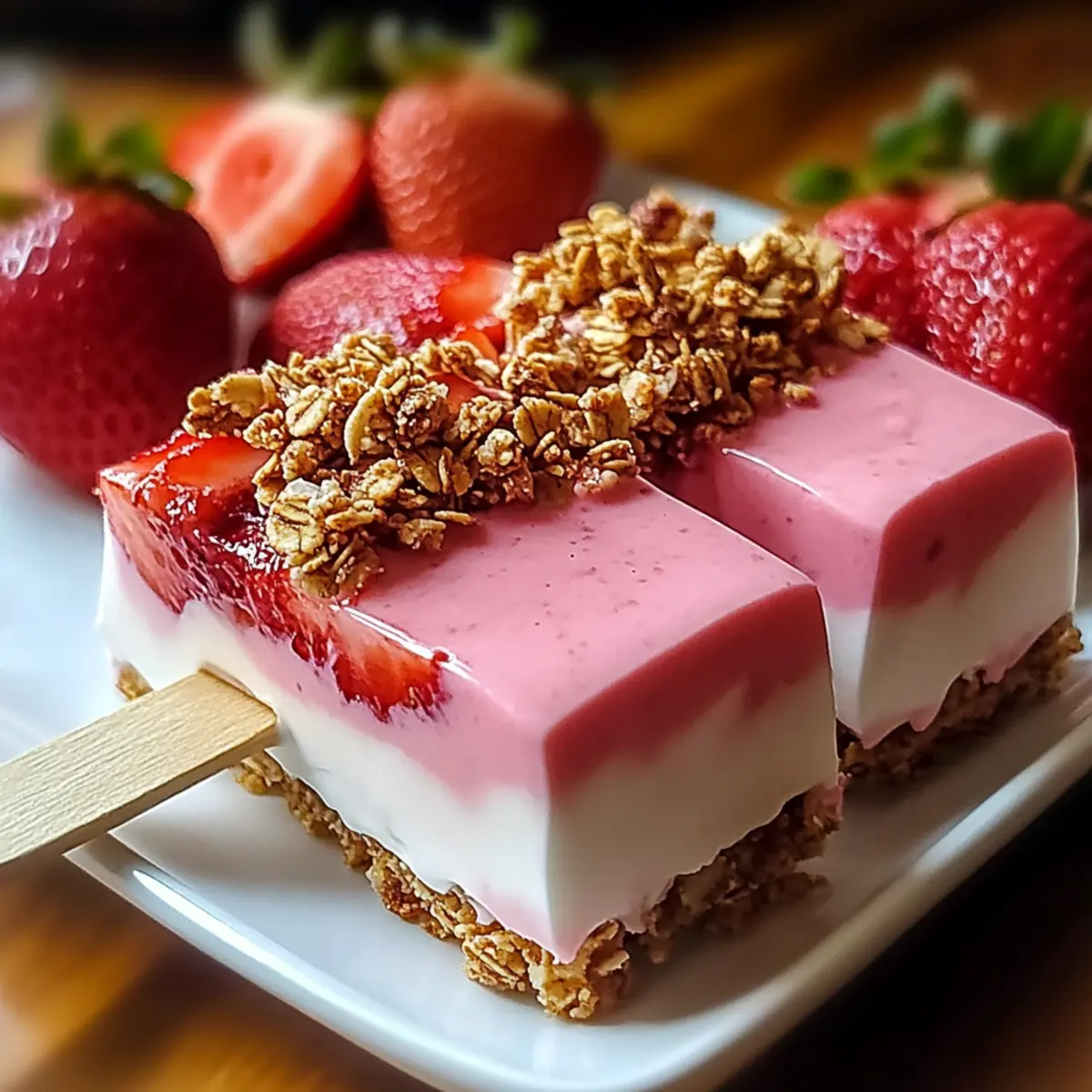 Delicious Strawberry Yogurt Bars: No-Bake Summer Treats