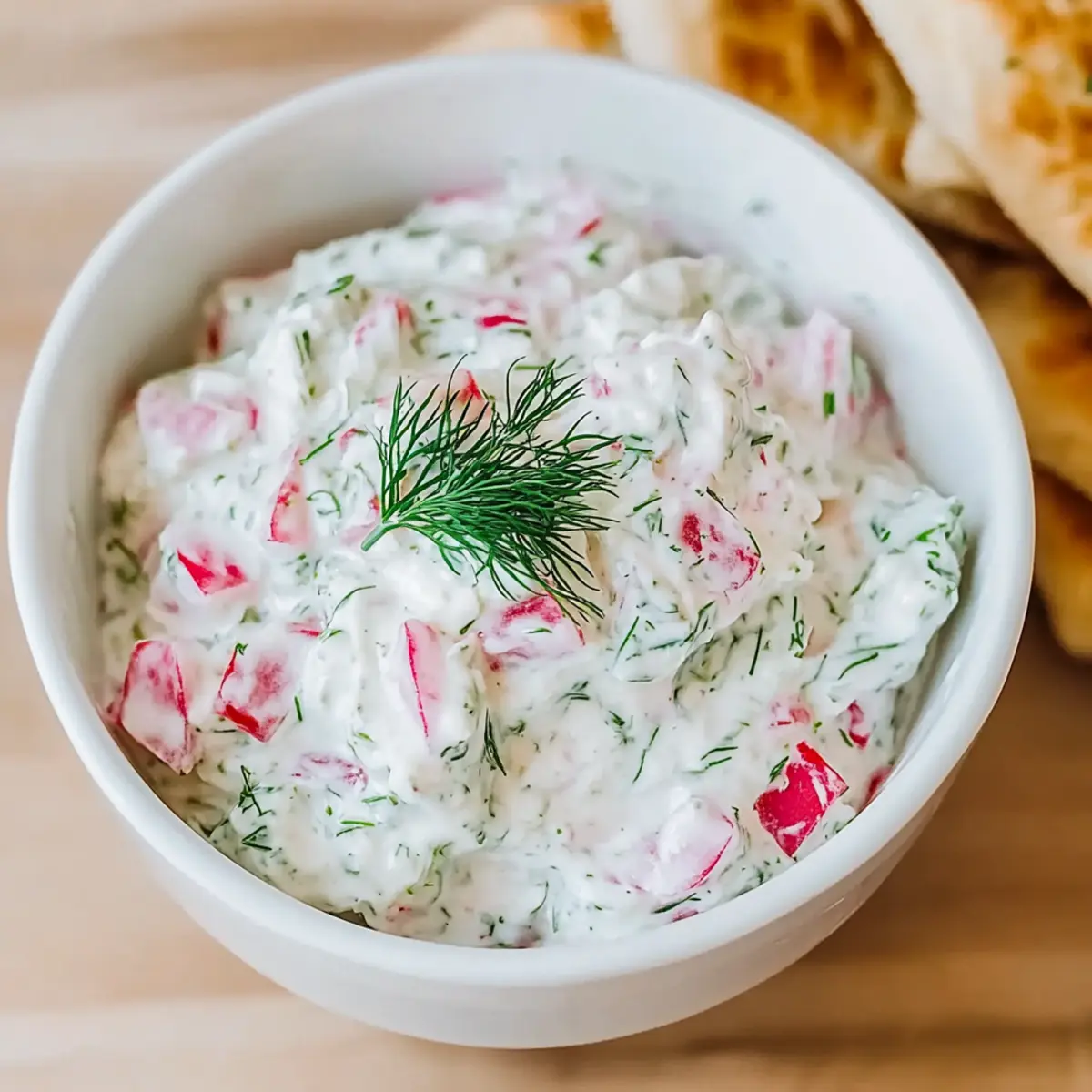 Healthy Radish Tzatziki Dip for a Fresh Summer Snack