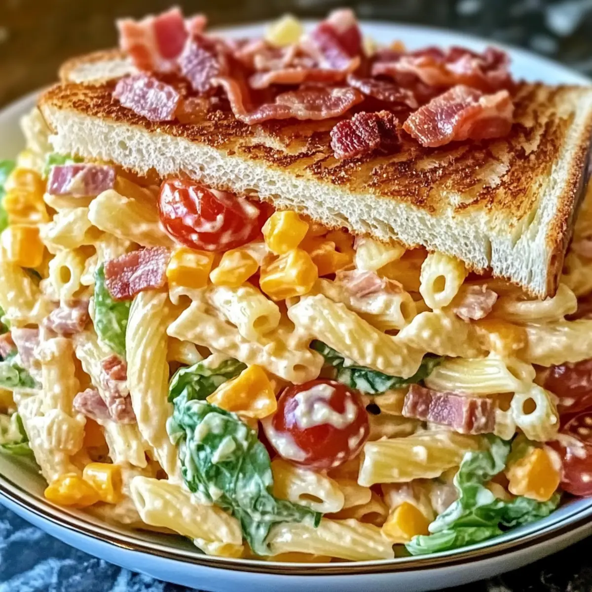 Delicious Club Sandwich Pasta Salad for Your Next BBQ