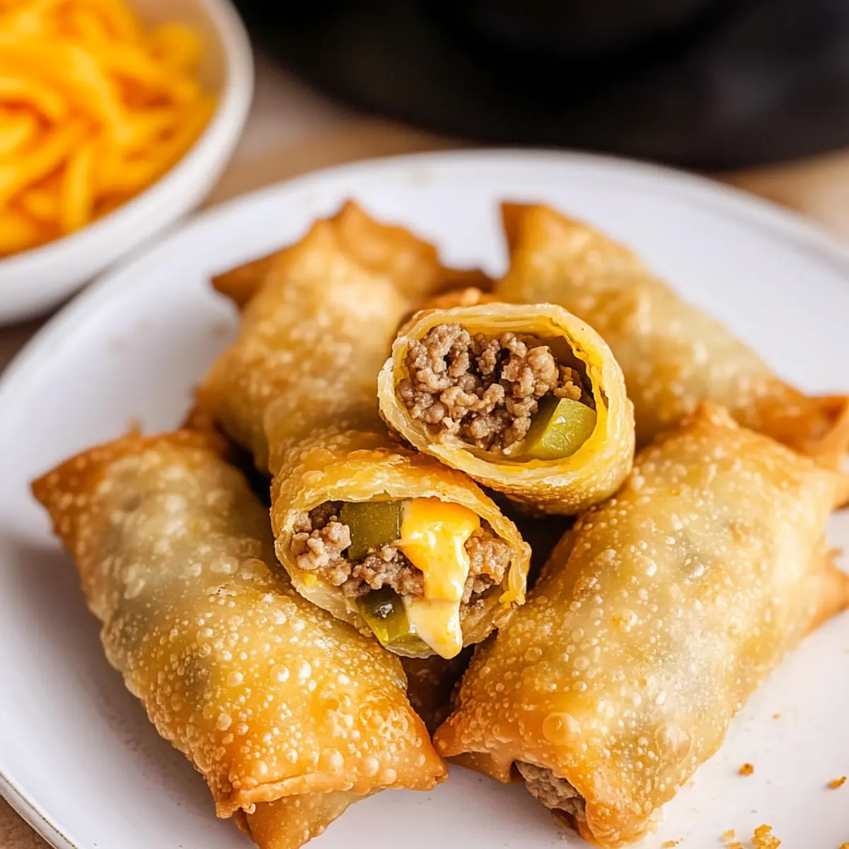 Big Mac Egg Rolls: Crispy Bites of Savory Bliss