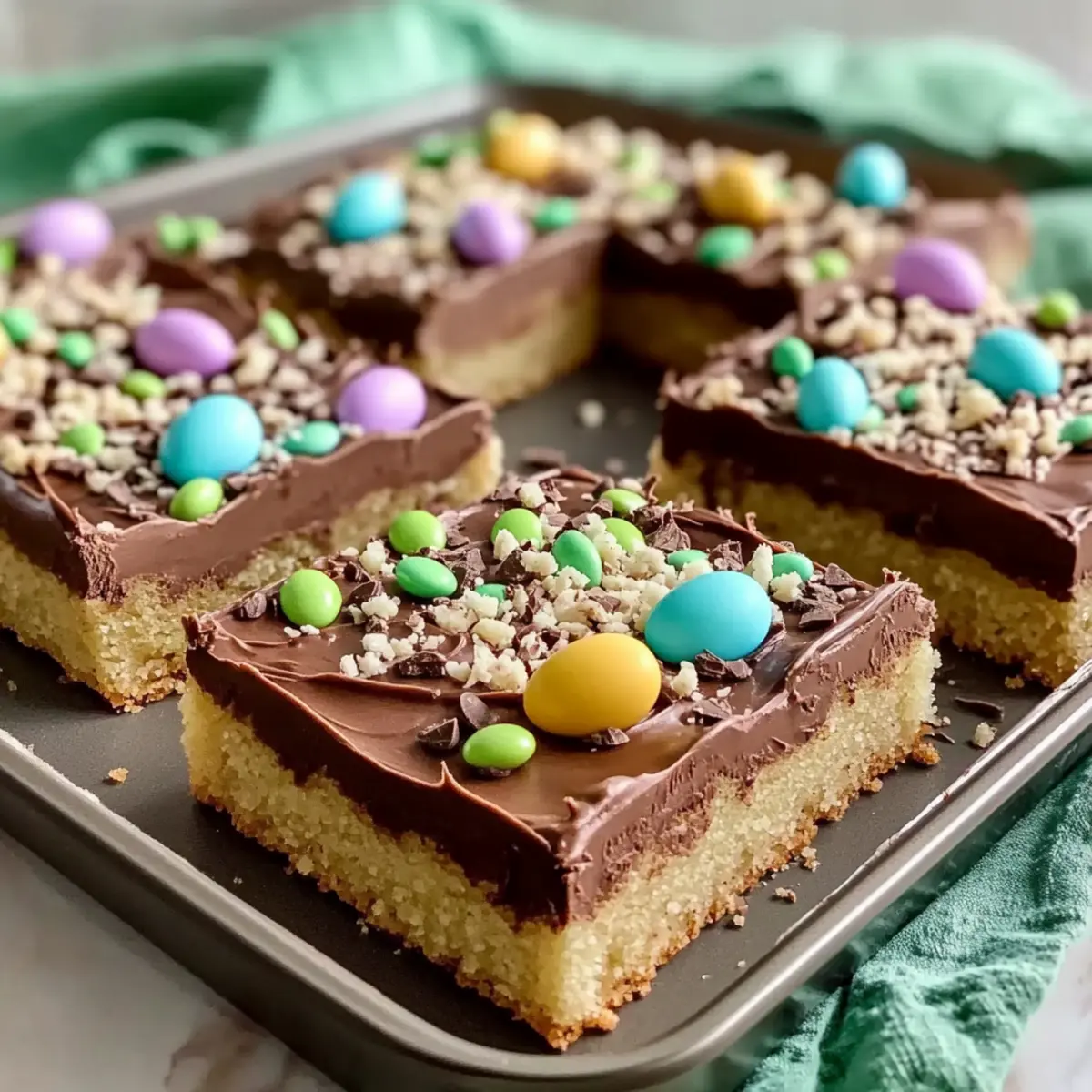 Delicious Easter Egg Sugar Cookie Bars for Spring Celebrations