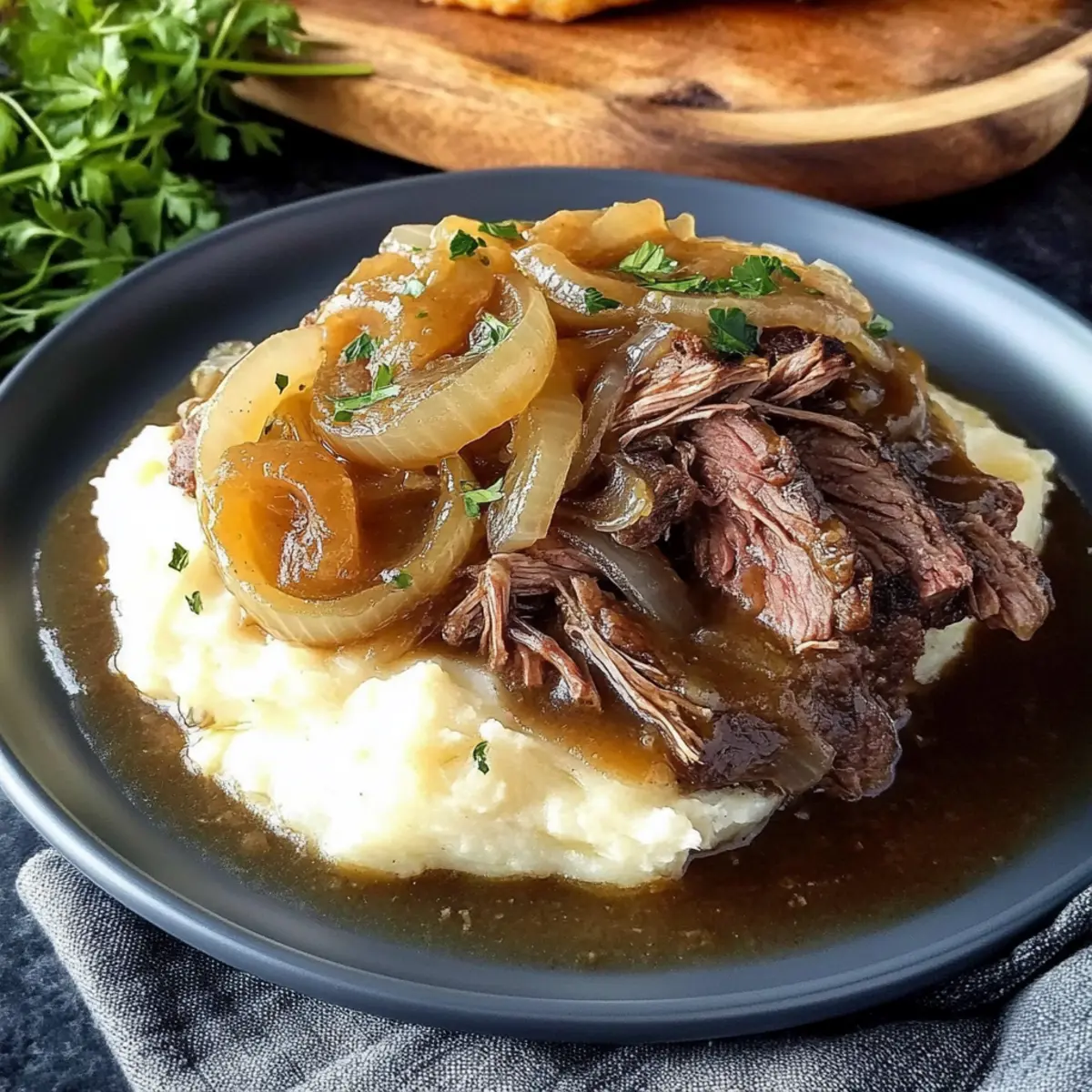 French Onion Pot Roast – Cozy Comfort Food in Your Slow Cooker