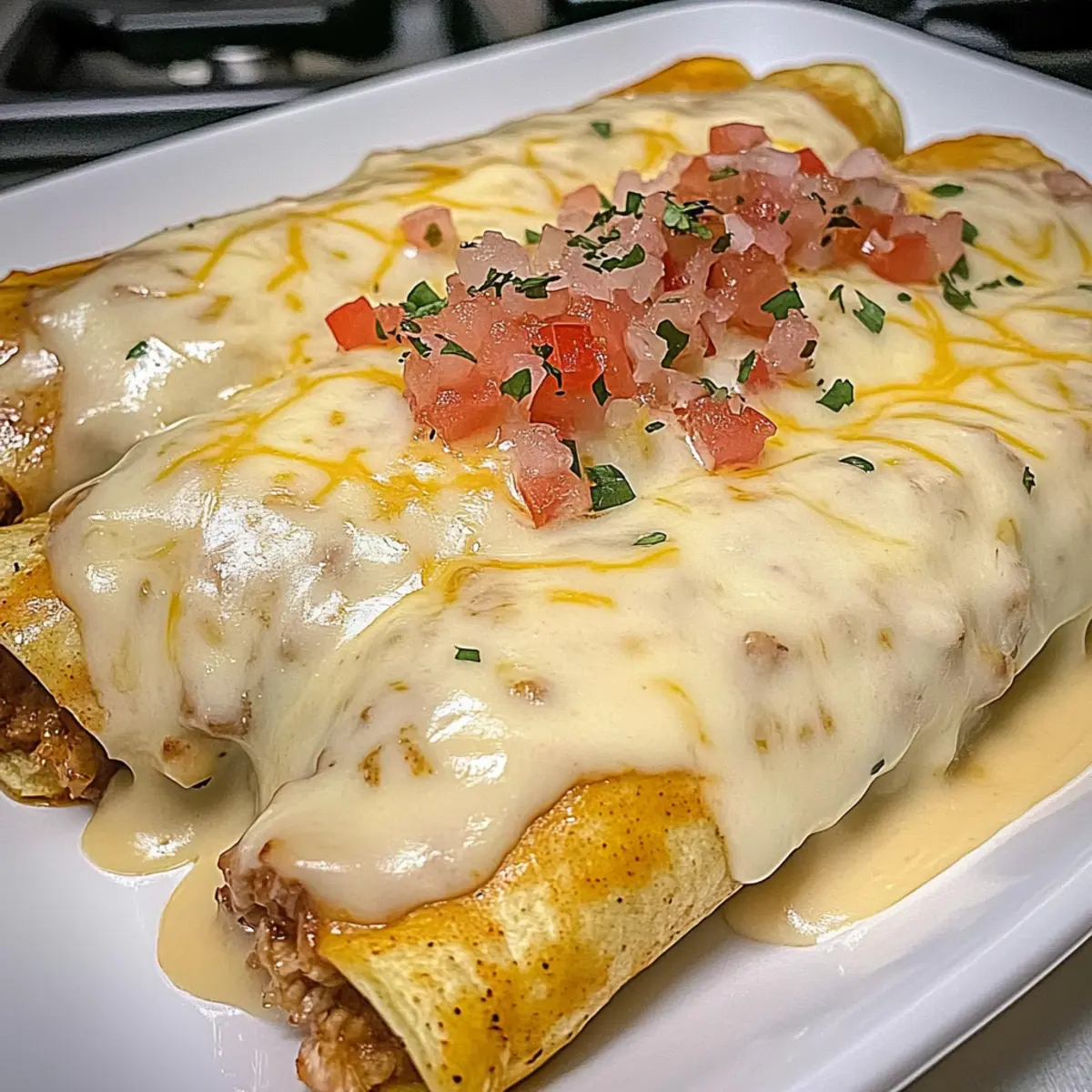 Cheesy Queso Chicken Enchiladas for Quick Family Dinners