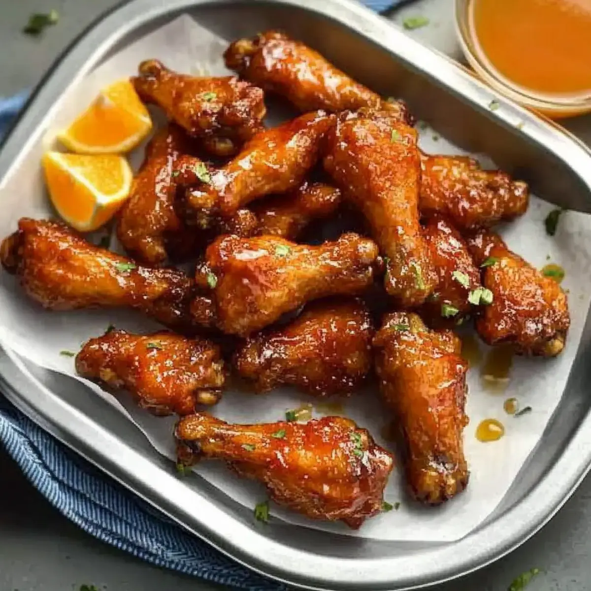 Crispy Orange Pepper Chicken Wings for Game Day Fun