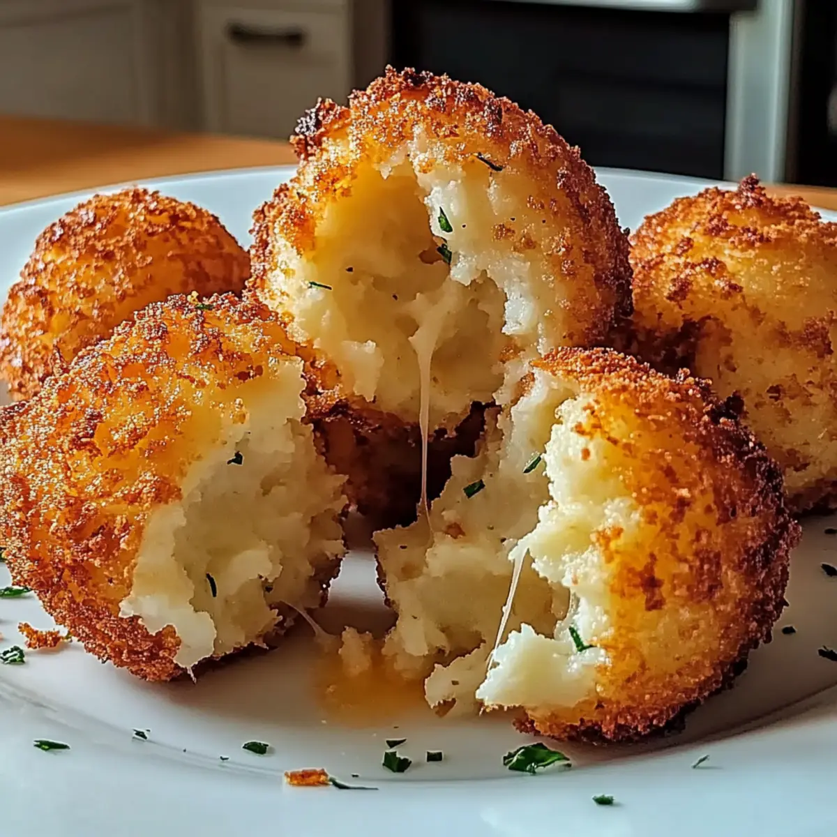 Air Fryer Cheesy Mashed Potato Balls for a Cozy Comfort Snack