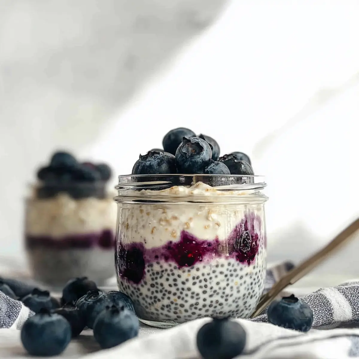 Blueberry Cheesecake Overnight Oats for a Sweet Morning Boost