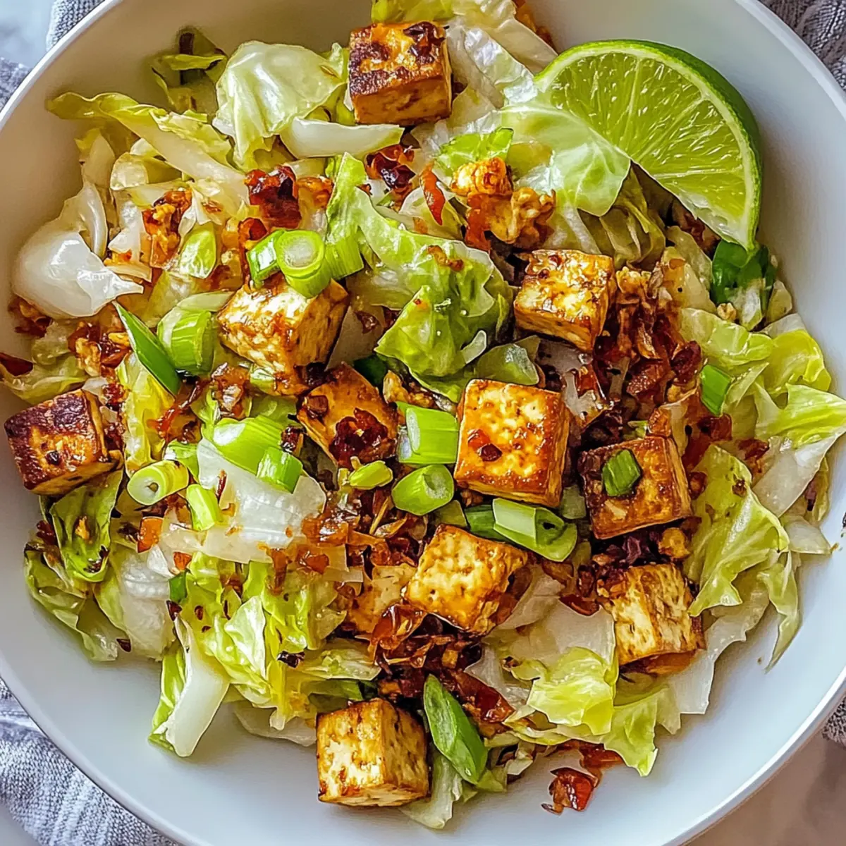 Tofu Cabbage Stir Fry in Just 20 Minutes for a Flavorful Feast