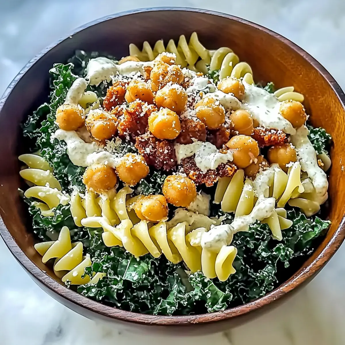 Kale Caesar Pasta Salad: A Nutritious Twist on a Classic
