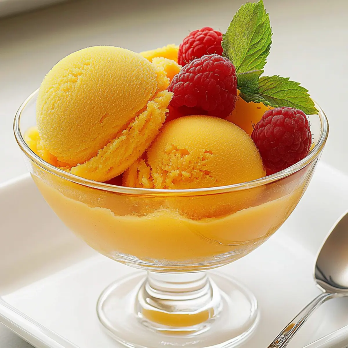 Refreshing Mango Sorbet Recipe: 3 Ingredients, No Maker Needed
