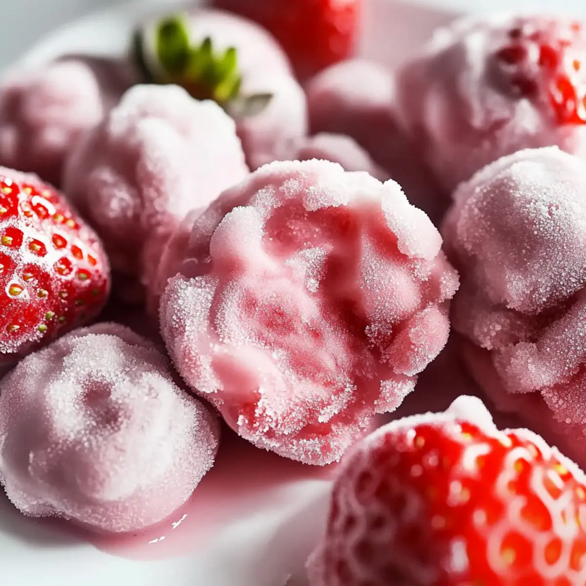 Frozen Strawberry Yogurt Clusters: A Creamy Guilt-Free Treat