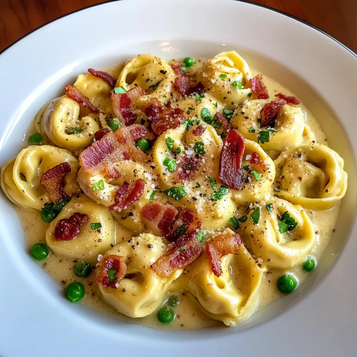 Creamy Italian Tortellini Carbonara: Your New Dinner Delight