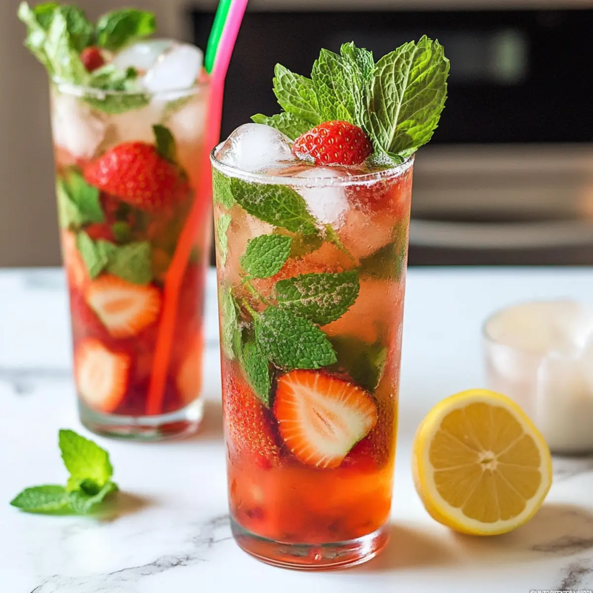 Delightful Strawberry Mojito Mocktail for Summer Sips