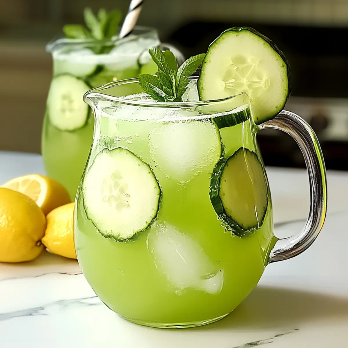 Refreshing Cucumber Lemonade to Beat the Summer Heat