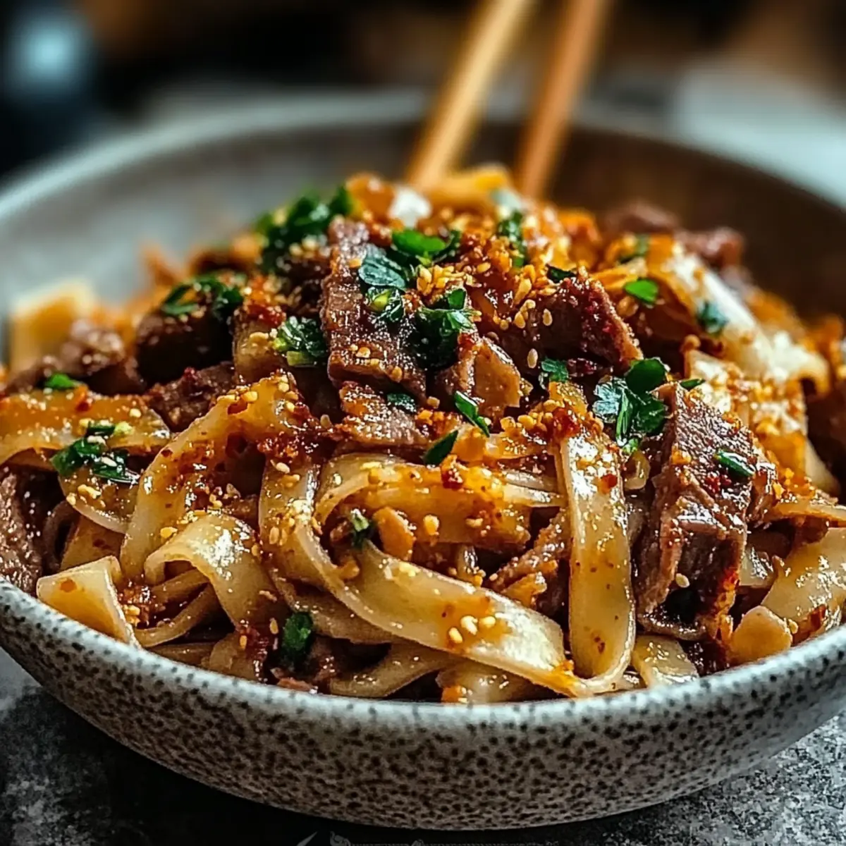 Delicious Cumin Lamb Noodles for a Cozy Night In