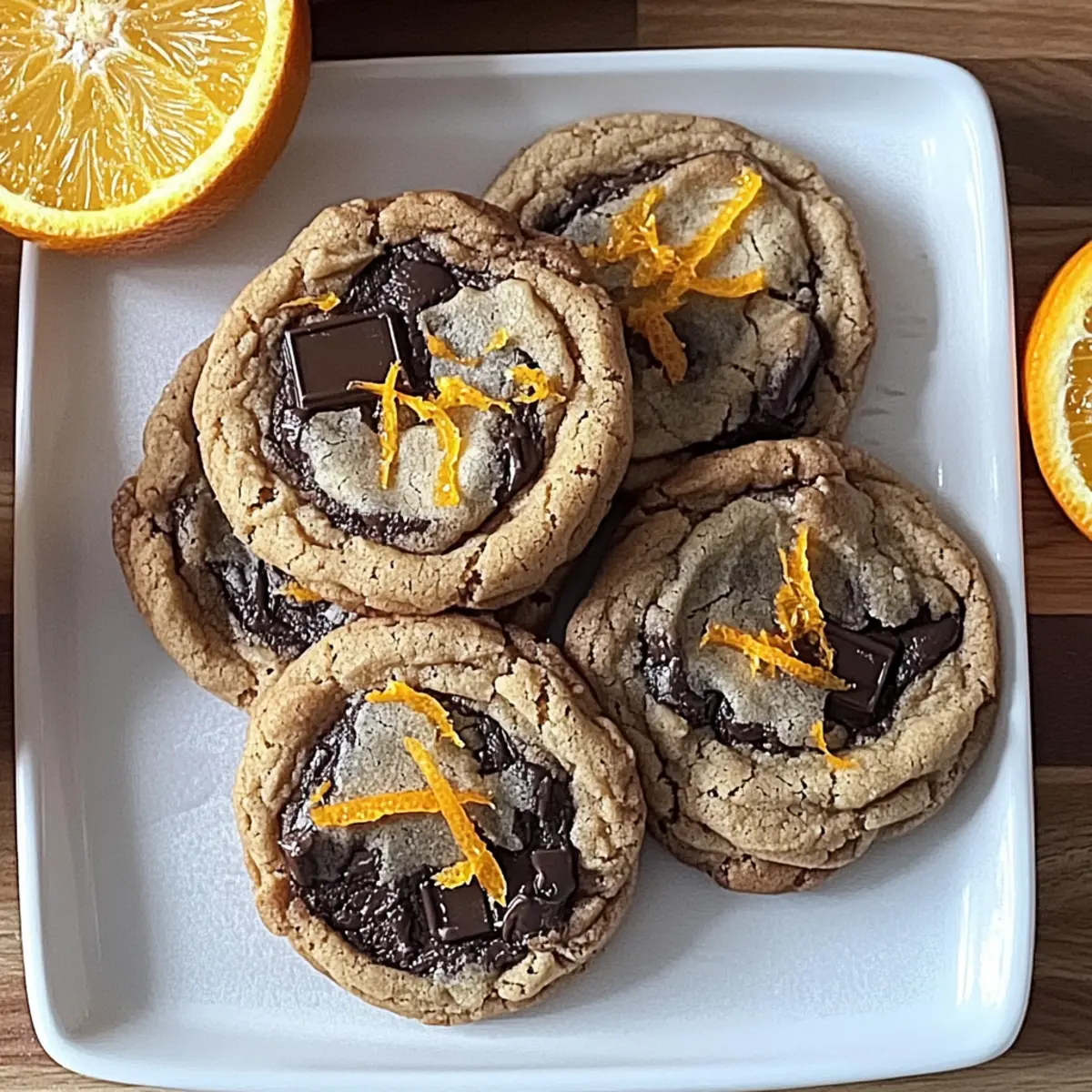 Chewy Orange Dark Chocolate Cookies That You'll Adore