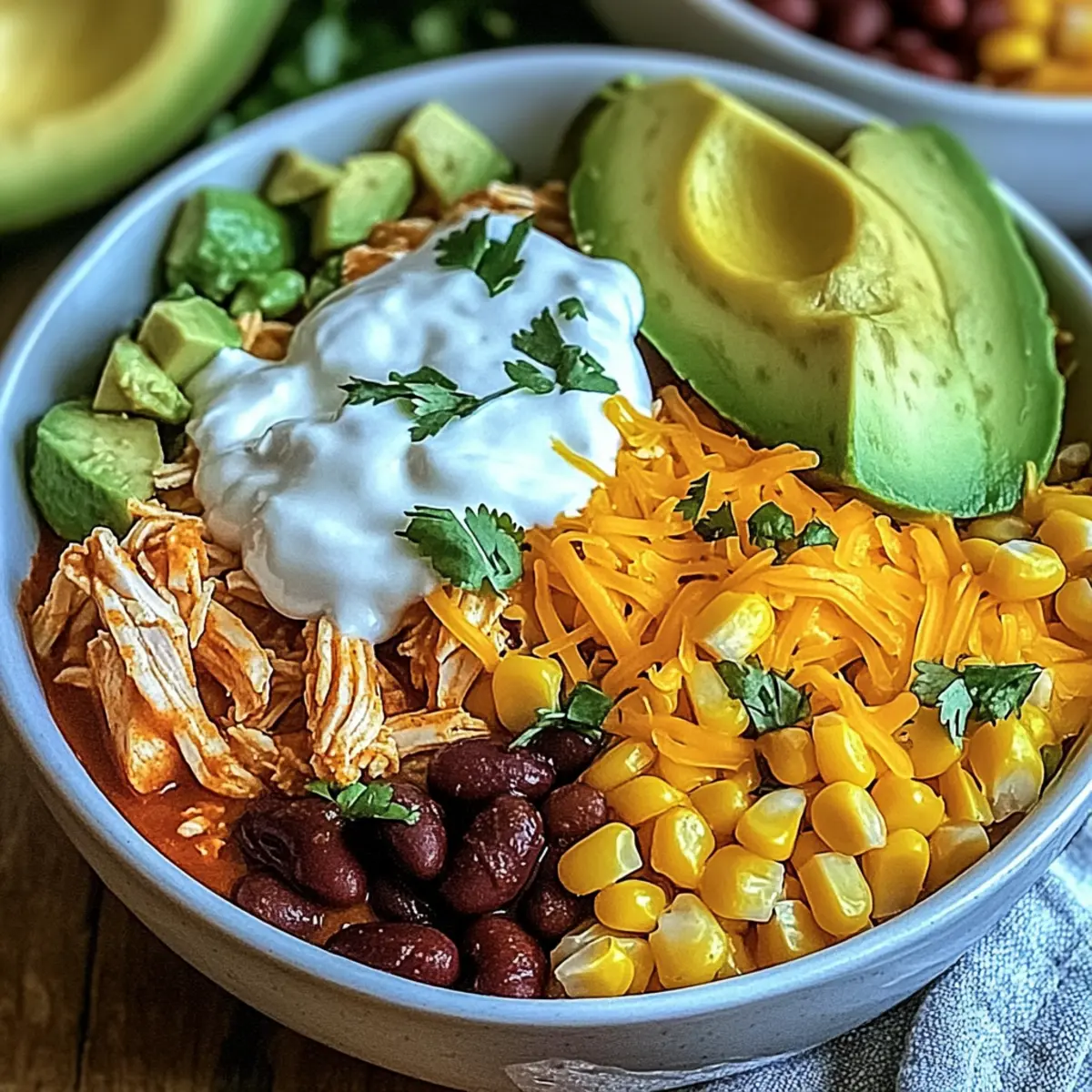 Delicious Chicken Enchilada Bowls for a Cozy Dinner Night