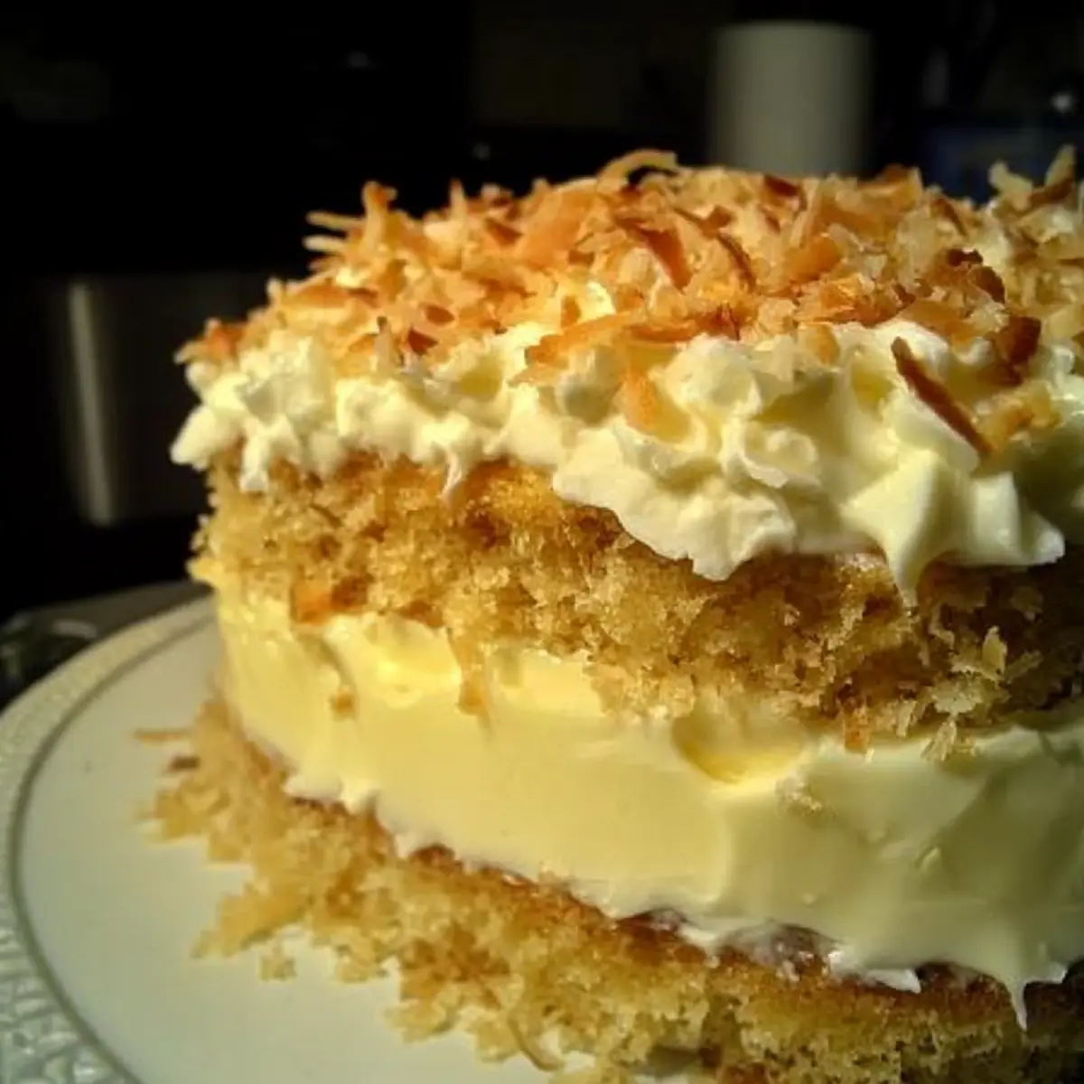 Southern Style Coconut Custard Cake Worth Celebrating