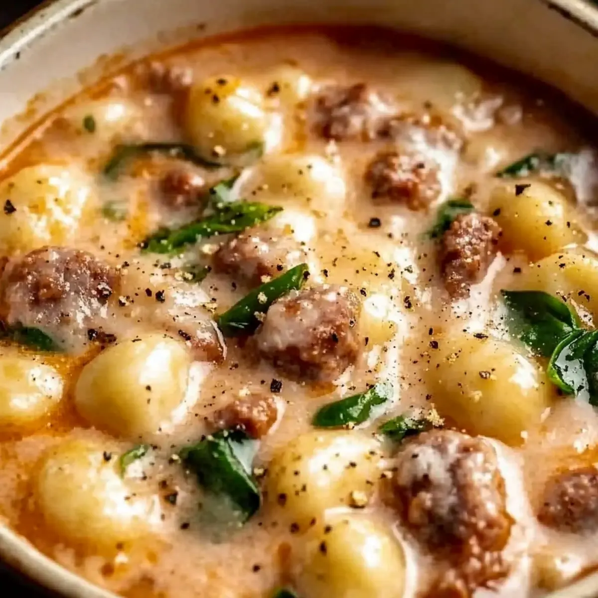 Creamy Italian Sausage Gnocchi Soup for a Cozy Dinner Night