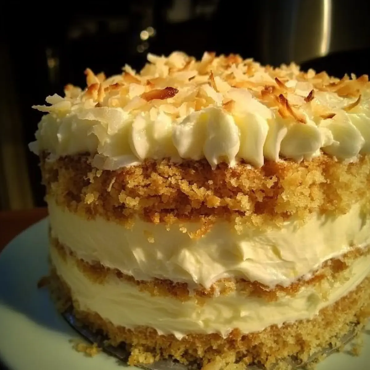Indulge in Southern Style Coconut Custard Cake Bliss