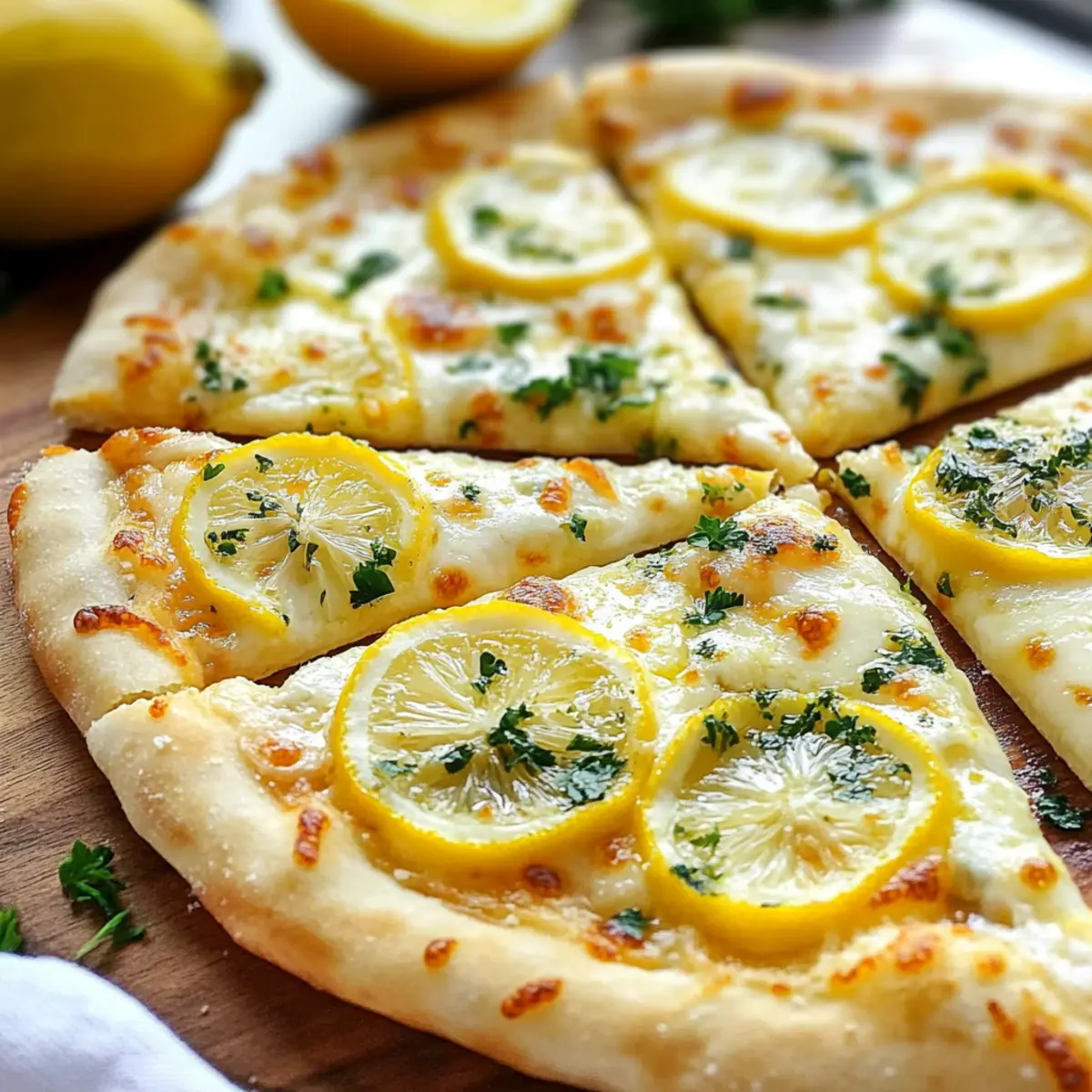 Bright and Zesty Lemon Pizza for a Fresh Twist at Home