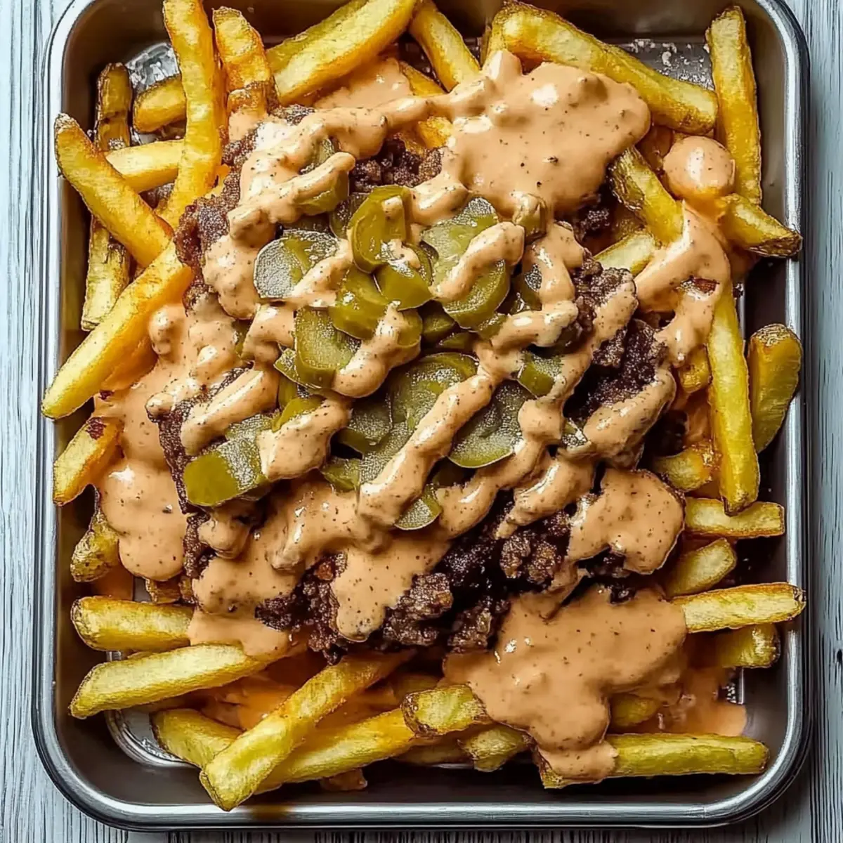 Hearty Smash Burger Fries for a Delicious Quick Feast