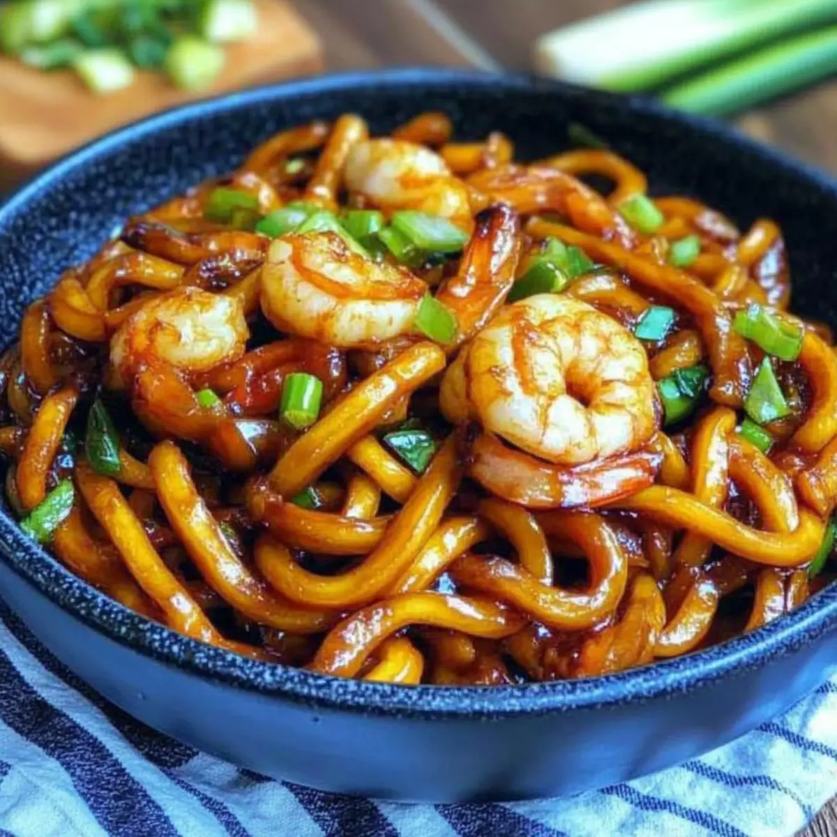 Savor Yaki Udon with Shrimp: A Quick Comfort Food Delight