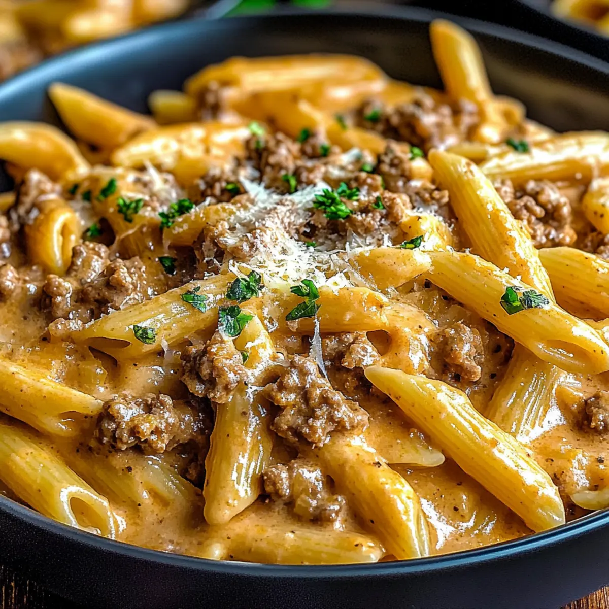 Creamy Beef Pasta That Feels Like a Warm Hug in a Bowl