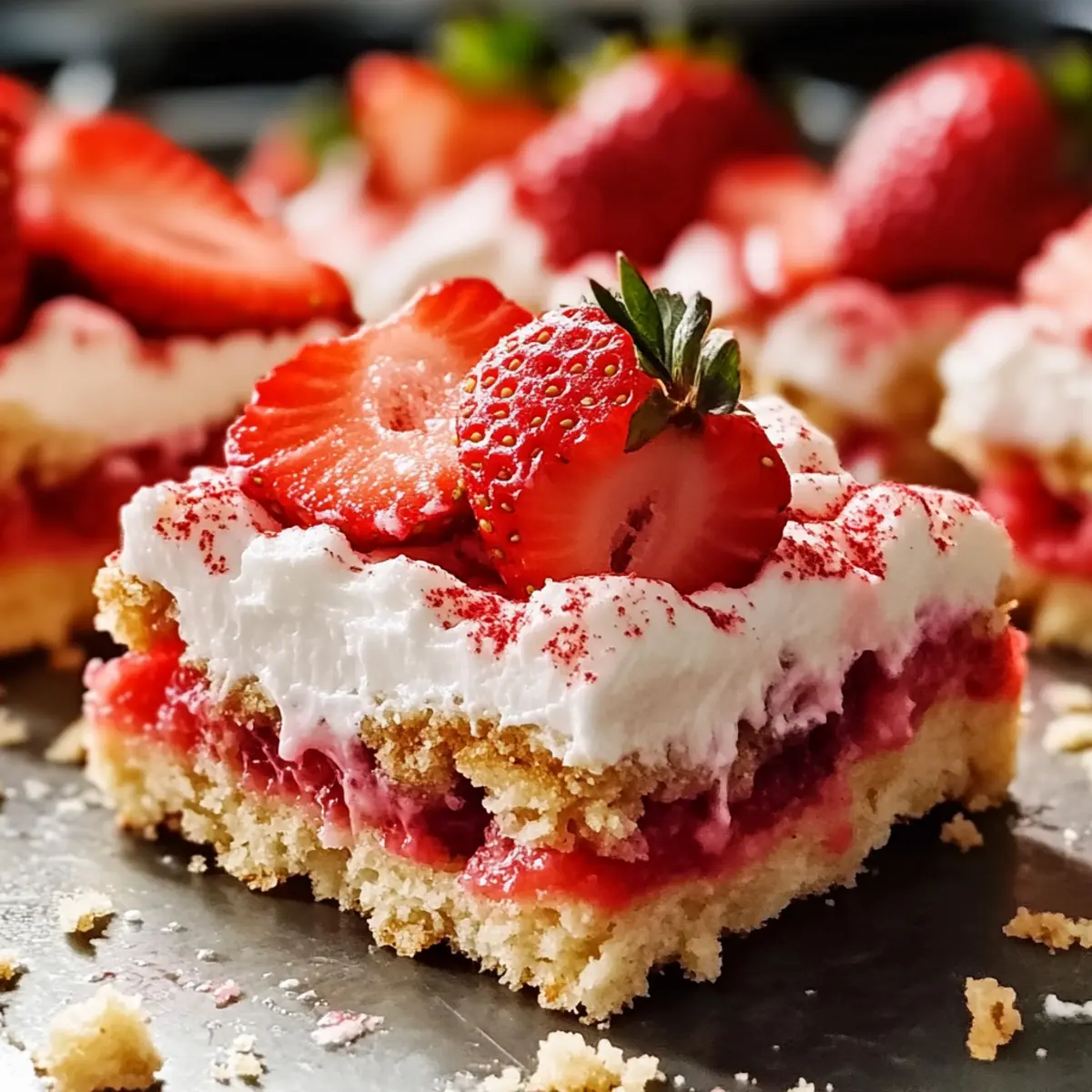 Delicious Strawberry Shortcake Bars for Summer Bliss