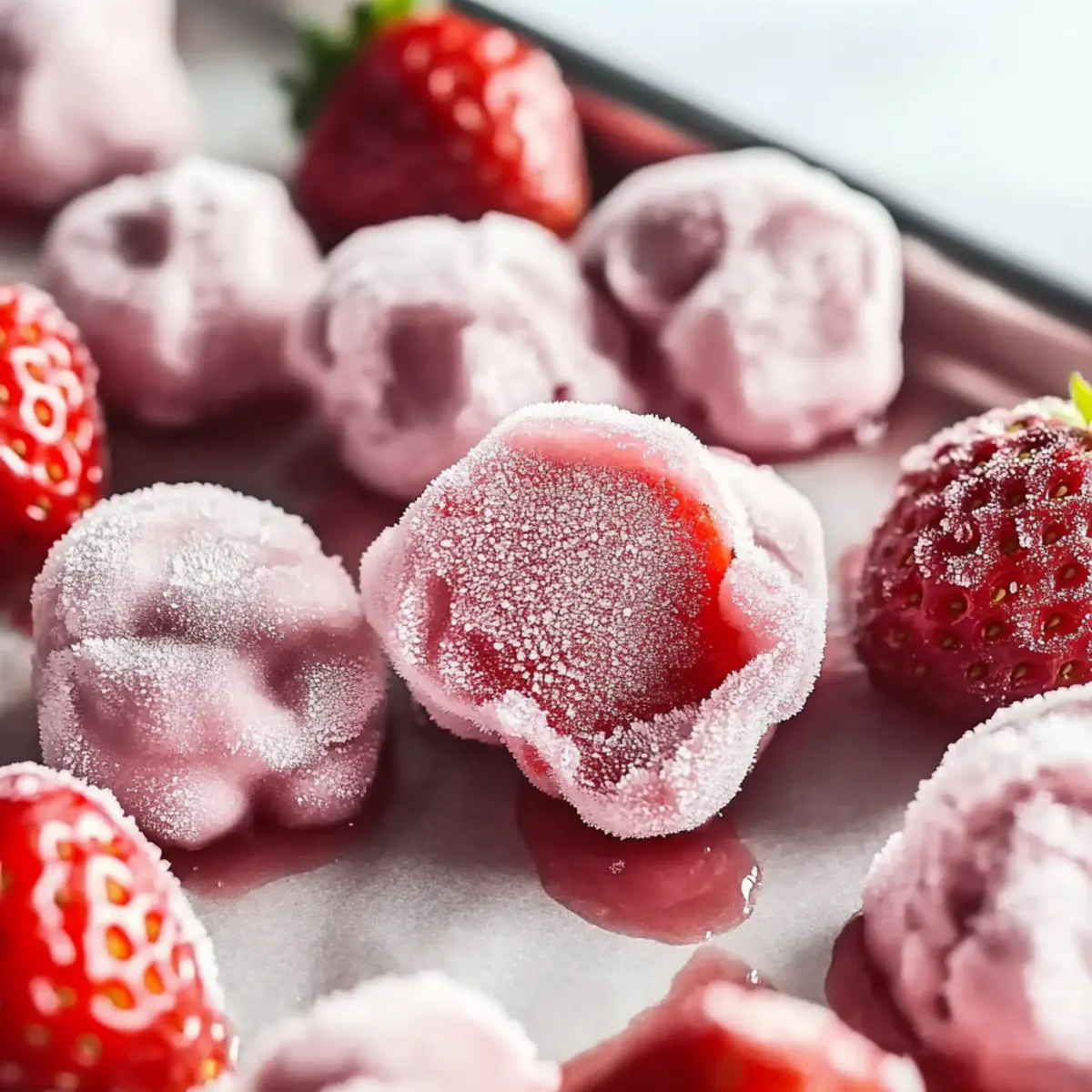 Frozen Strawberry Yogurt Clusters for a Guilt-Free Snack