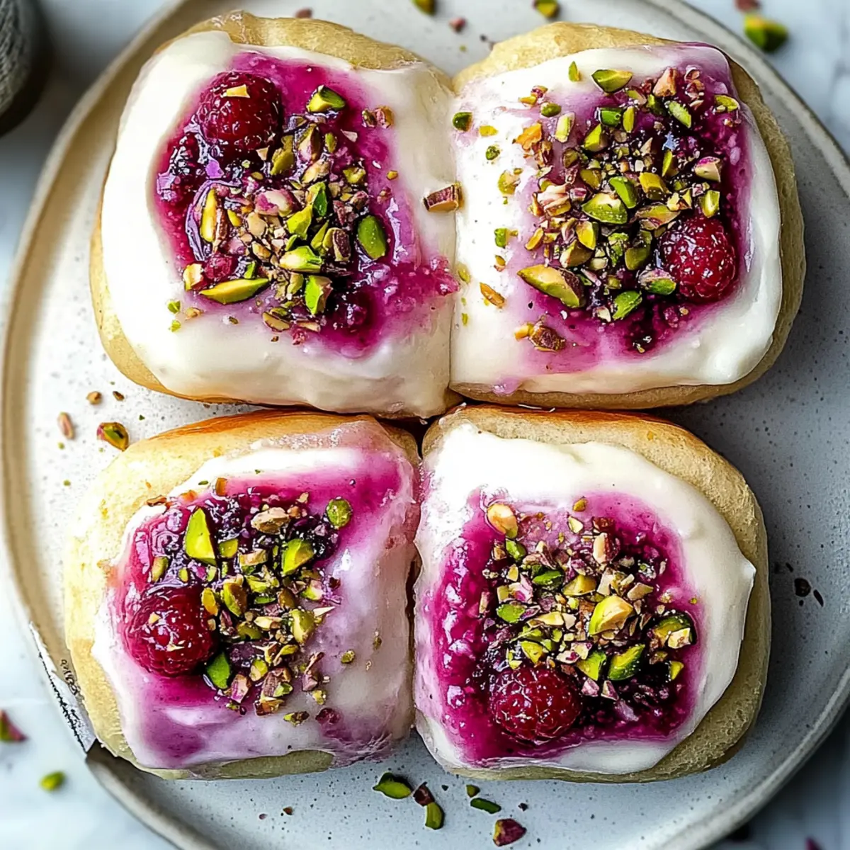 Edd Kimber’s Raspberry and Rose Cheesecake Buns to Wow Your Guests