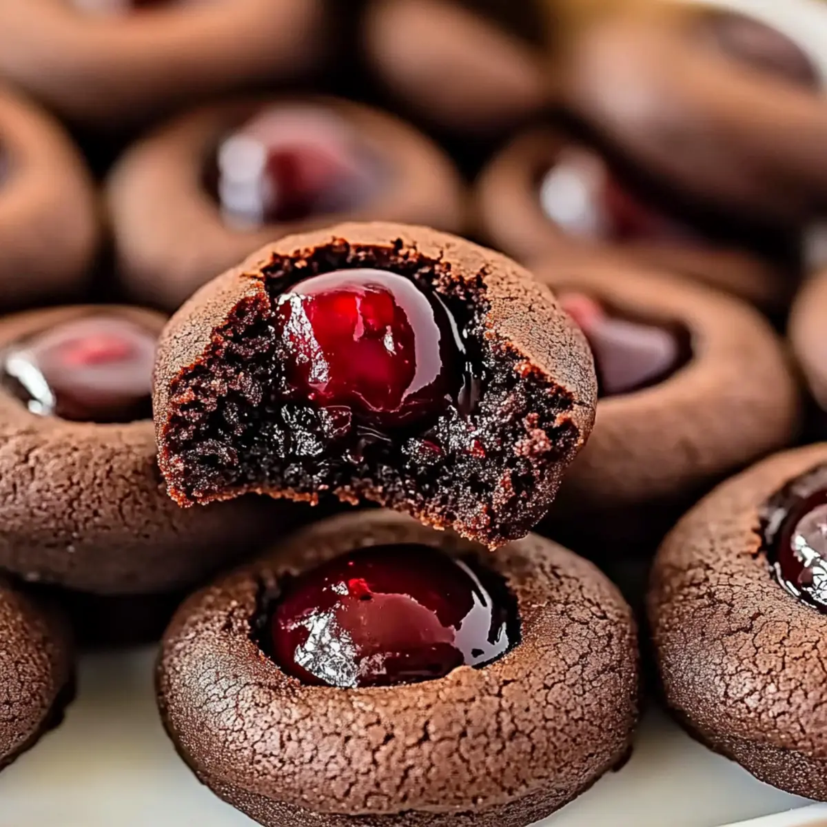 Irresistibly Fudgy Chocolate Cherry Cookies to Indulge In
