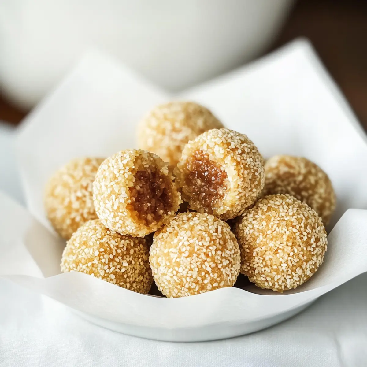 Crispy Sesame Balls: A Joyful 5-Ingredient Delight