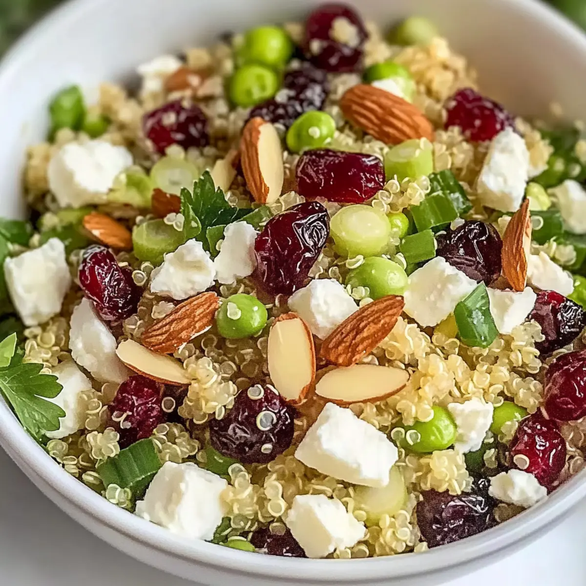 Delicious Cranberry Quinoa Feta Salad for Easy Meal Prep