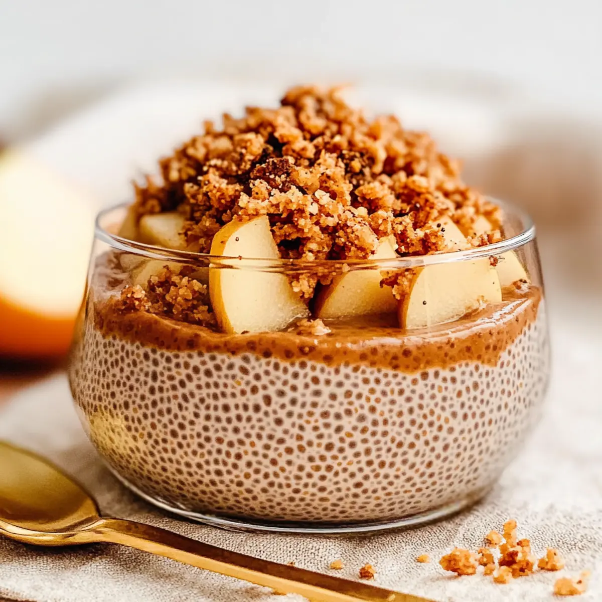 Cozy Up with Apple Crumble Chia Pudding for Fall Mornings