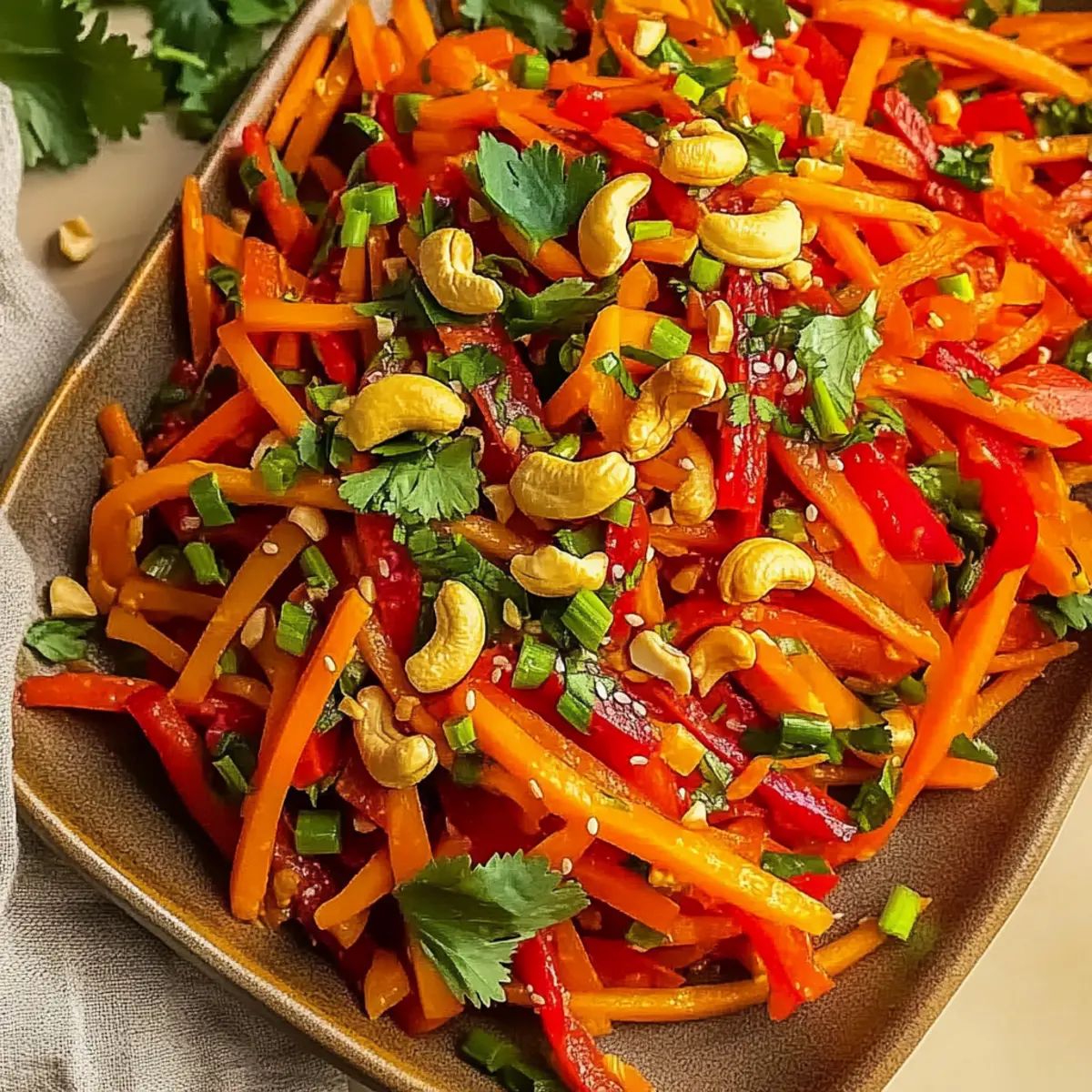 Crispy Asian Carrot Salad: A Refreshing Crunch Made Easy