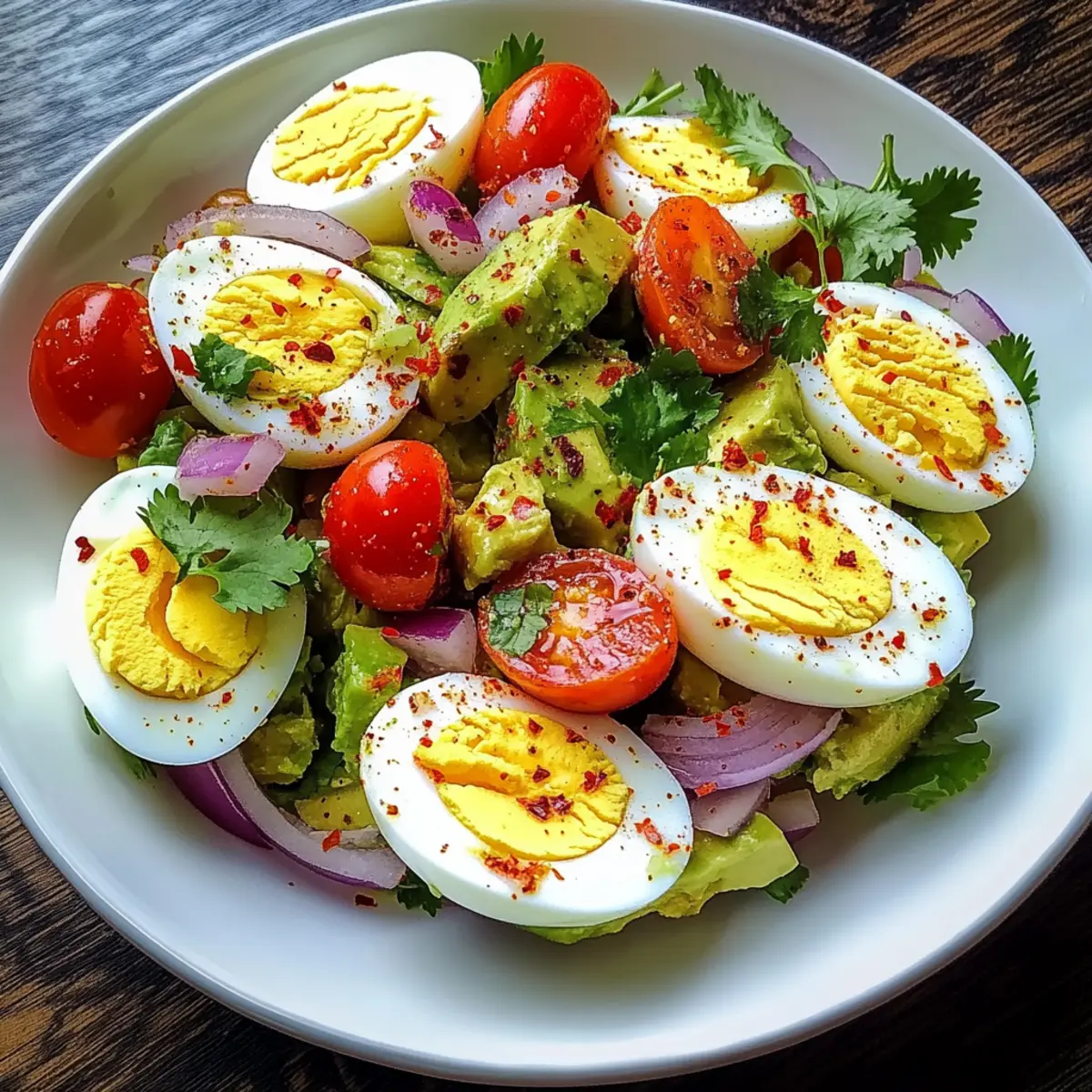 Zesty Workout Egg Avocado Salad for Quick Post-Workout Fuel
