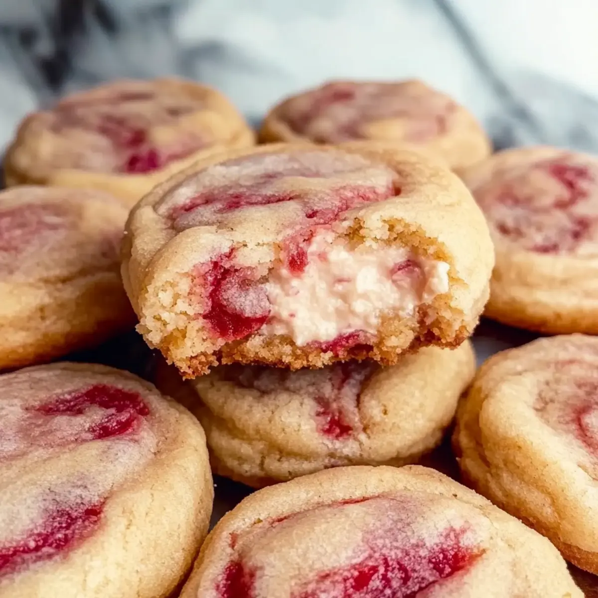 Decadent Stuffed Strawberry Cheesecake Cookies with Brown Butter