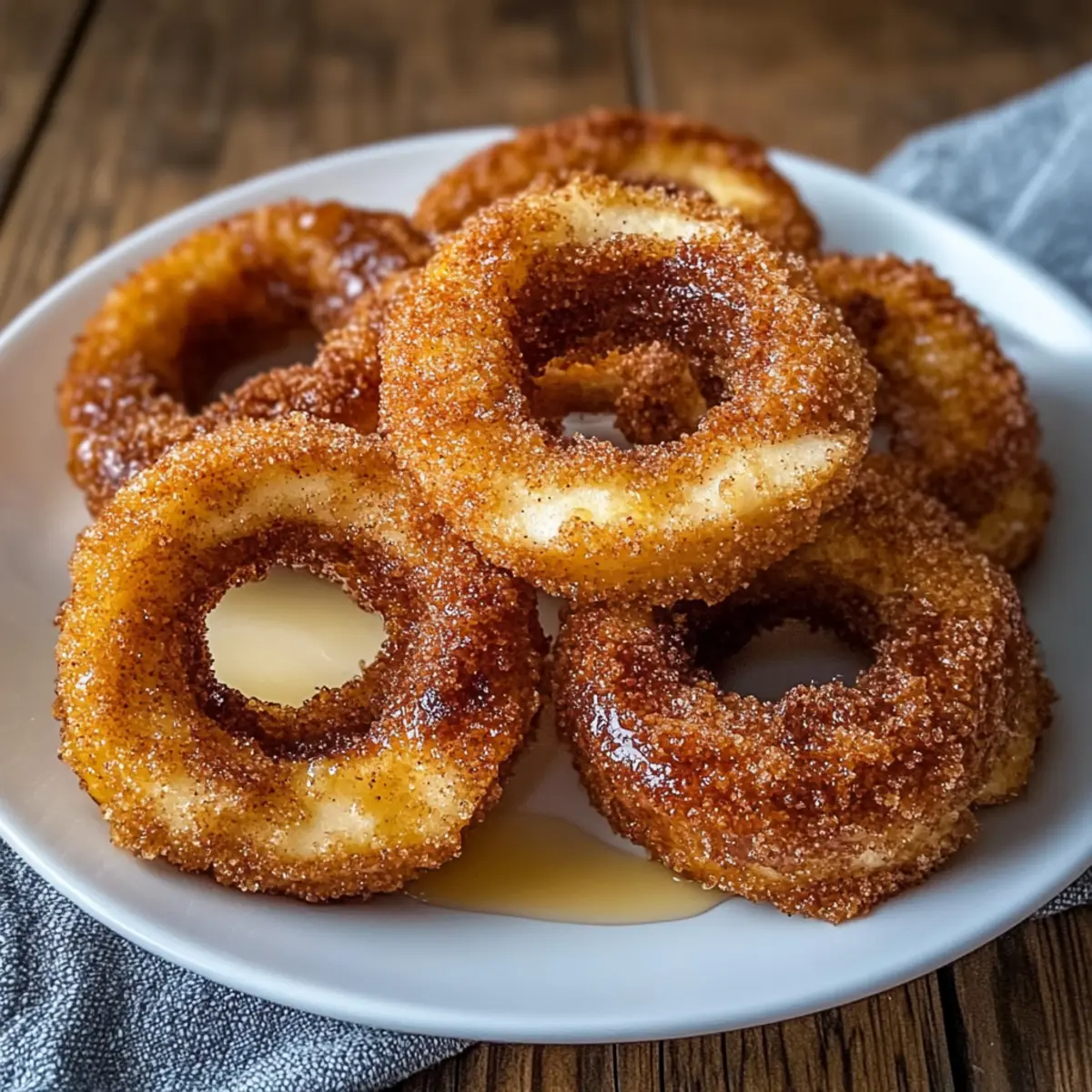 Crispy Air Fryer Cinnamon Apple Rings for Cozy Evenings